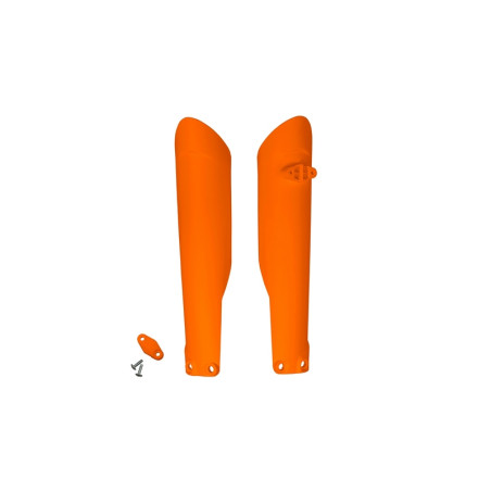 Protections de fourche UFO orange KTM SX / SX-F 125 à 450 (2015–2022)