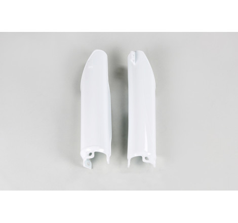 Protections de fourche UFO blanches Honda CR / CRF 125 à 500