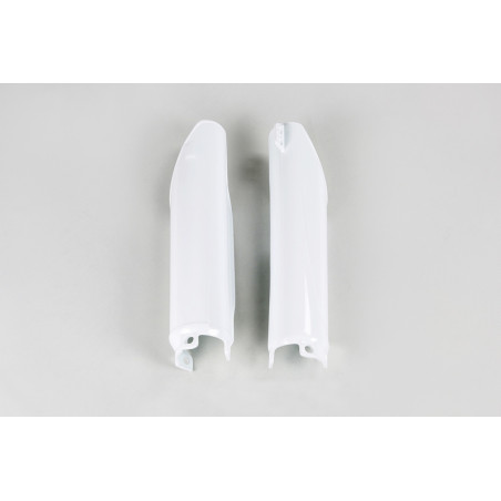 Protections de fourche UFO blanches Honda CR / CRF 125 à 500