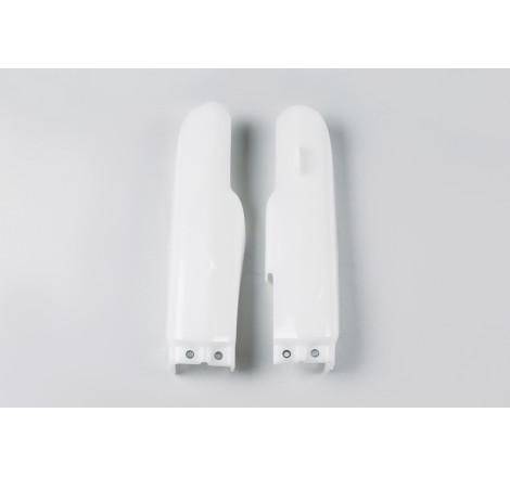 Protections de fourche UFO blanches Suzuki RM 85 (2004–2022)