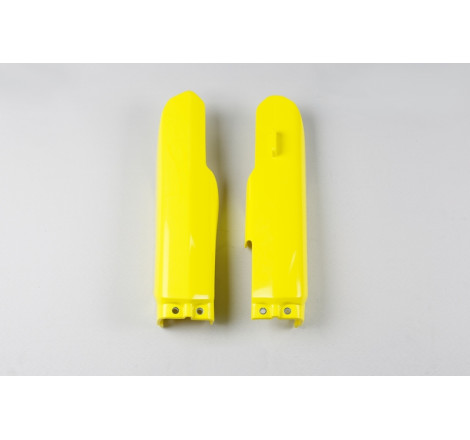 Protections de fourche UFO jaunes Suzuki RM 85 (2004–2022)