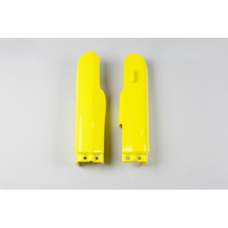 Protections de fourche UFO jaunes Suzuki RM 85 (2004–2022)