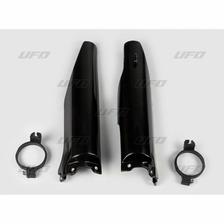 Protections de fourche UFO noires Kawasaki KX / KX-F 125 à 250