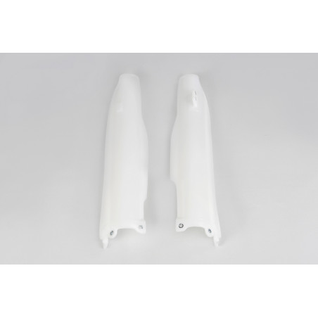 Protections de fourche UFO blanches Kawasaki KX-F 250 / 450 (2006–2008)