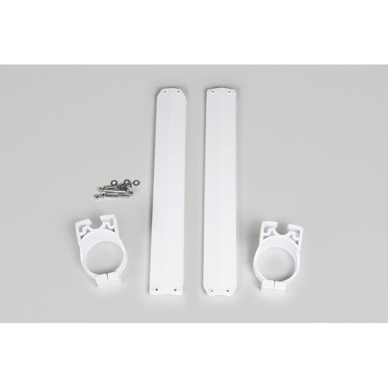 Protections de fourche UFO blanches Yamaha YZ 125 / 250 (1989)