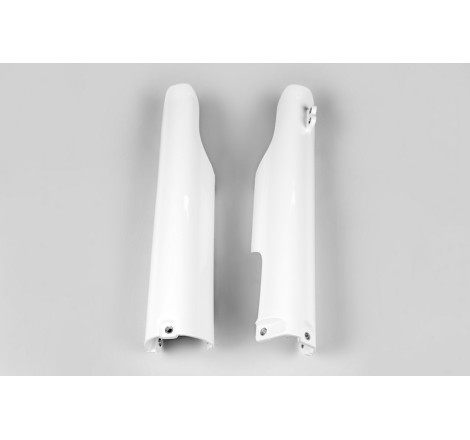 Protections de fourche UFO blanches Yamaha YZ / YZ-F 125 à 450 (2005–2007)