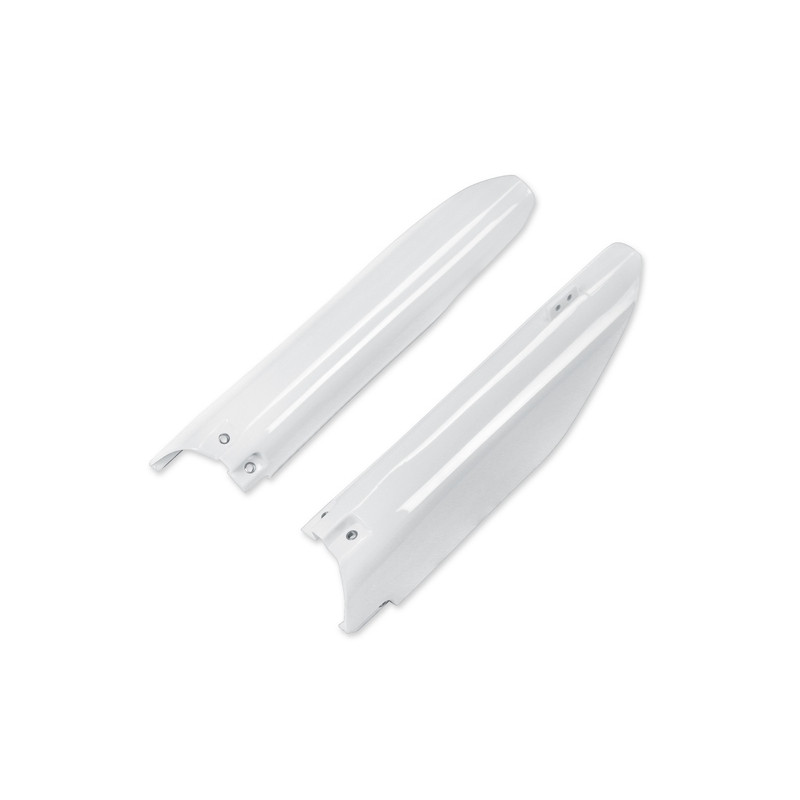 Protections de fourche UFO blanches Suzuki RM / RM-Z 125 à 450