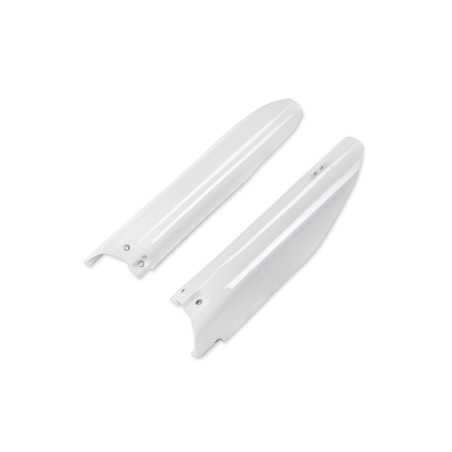 Protections de fourche UFO blanches Suzuki RM / RM-Z 125 à 450