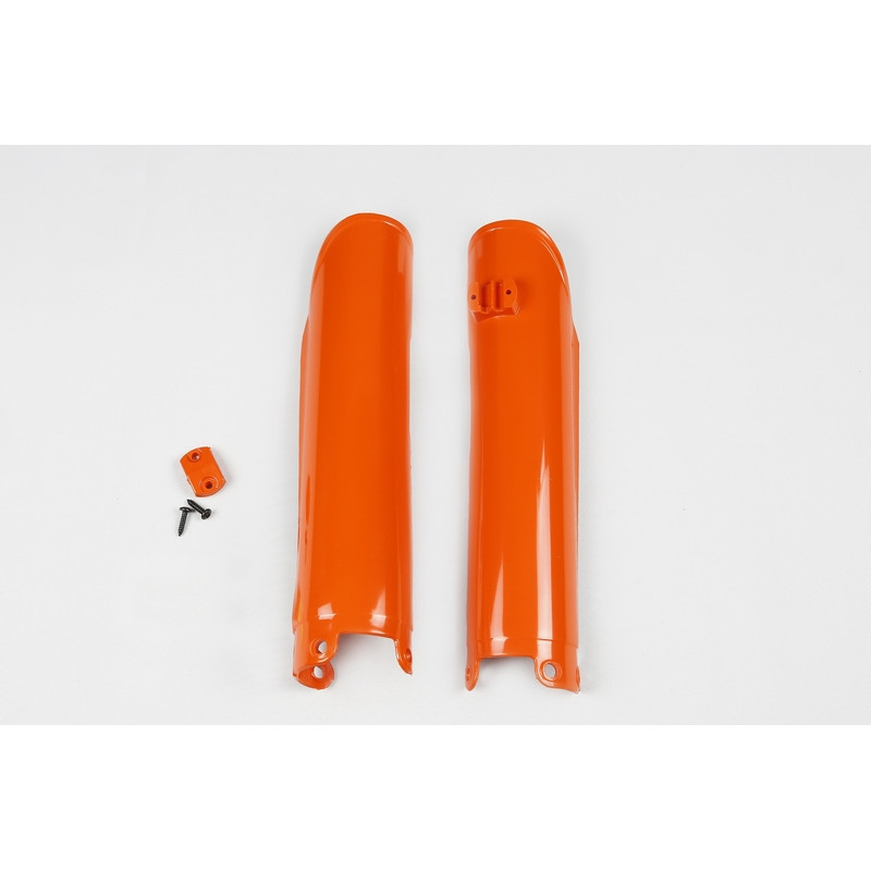 Protections de fourche UFO orange KTM SX 125 / 250 (2001–2006)