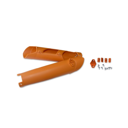 Protections de fourche UFO orange KTM SX / SX-F 125 à 450 (2007–2014)