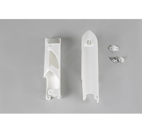 Protections de fourche UFO blanches KTM / Husqvarna SX / SX-F / TC / FC 125 à 450