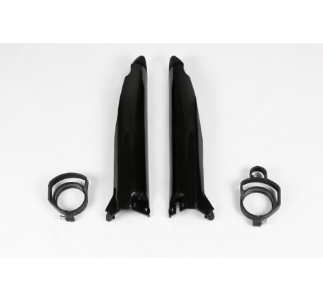 Protections de fourche UFO noires Kawasaki KX 125 / 250 / 500 (1994–1995)
