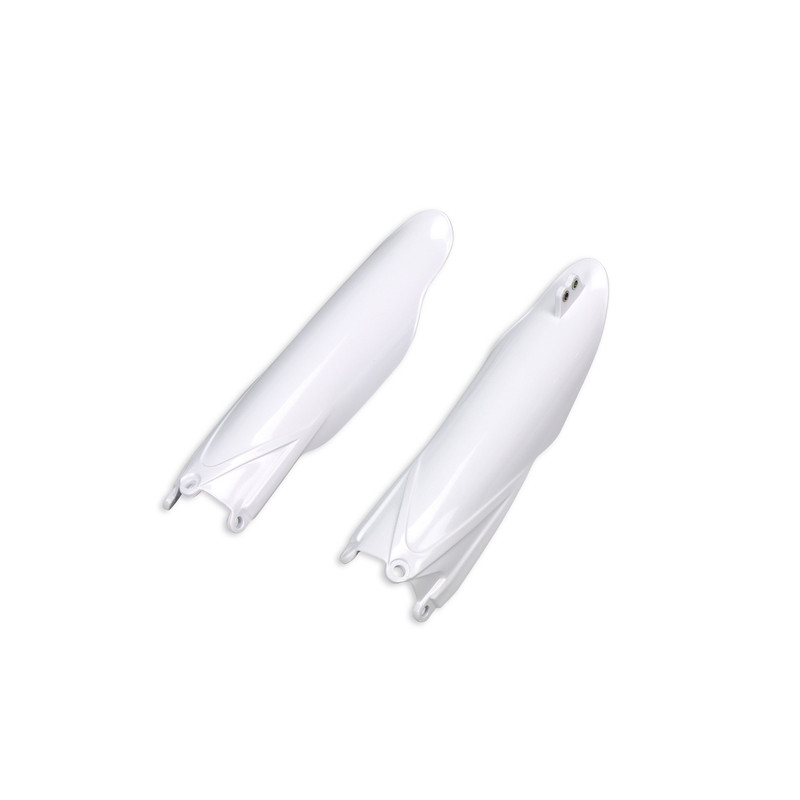 Protections de fourche UFO blanches Yamaha YZ-F 250 / 450 (2010–2022)