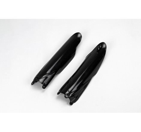 Protections de fourche UFO noires Yamaha YZ-F 250 / 450 (2010–2022)