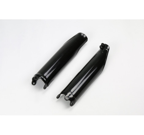 Protections de fourche UFO noires Honda CRF 250 / 450