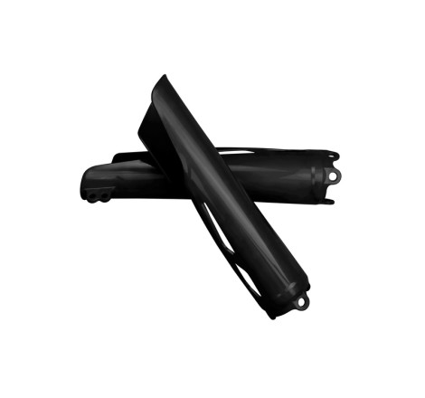 Protections de fourche UFO noires Honda CRF 250 / 450