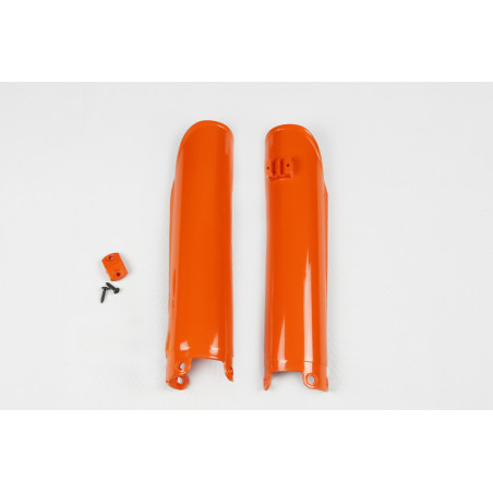 Protections de fourche UFO orange KTM SX / SX-F 125 à 450 (2023–2025)