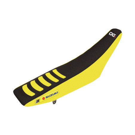Housse de selle BLACKBIRD Double Grip 3 jaune/noir 250/450 RM-Z