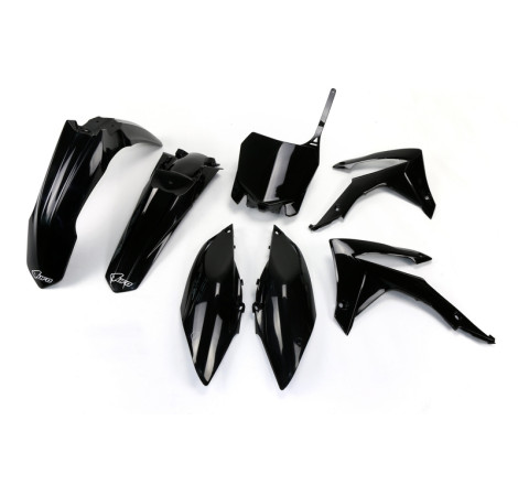 Kit plastiques UFO Noir pour Honda CRF 250 / 450