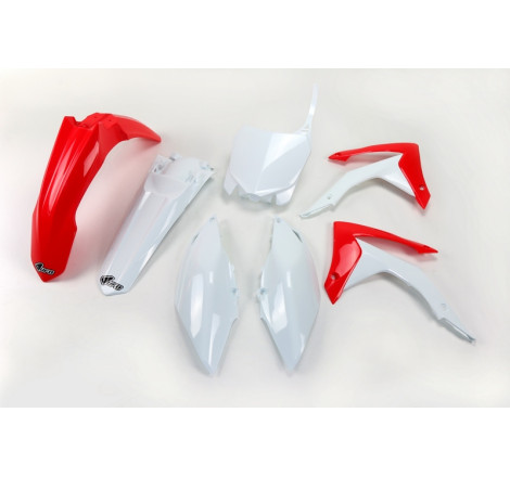 Kit plastiques UFO Rouge/Blanc (Couleur d’origine) pour Honda CRF 250 / 450
