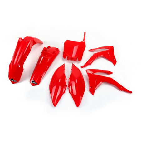 Kit plastiques UFO Rouge pour Honda CRF 250 / 450