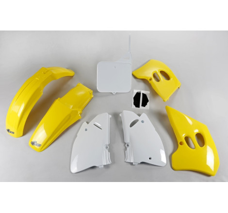Kit plastiques UFO Jaune pour Suzuki RM 125 / 250 – 1993 à 1995