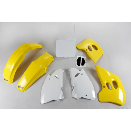 Kit plastiques UFO Jaune pour Suzuki RM 125 / 250 – 1993 à 1995