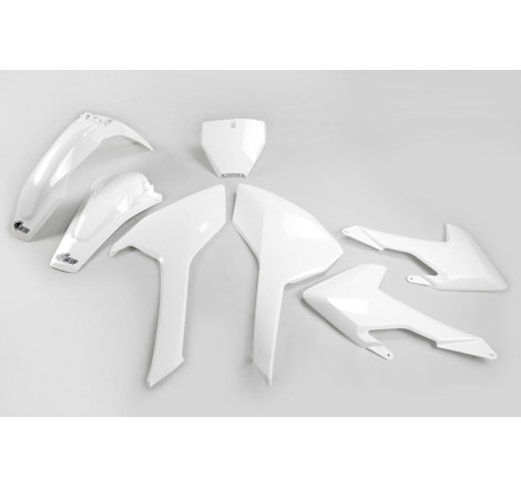 Kit plastiques UFO Blanc pour Husqvarna TC / FC 125 / 250 / 350 / 450 – 2016 à 2018