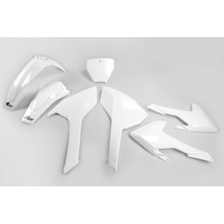 Kit plastiques UFO Blanc pour Husqvarna TC / FC 125 / 250 / 350 / 450 – 2016 à 2018