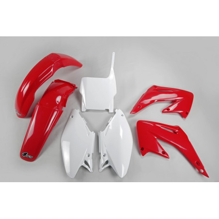 Kit plastiques UFO Rouge/Blanc pour Honda CR 125 / 250 – 2004