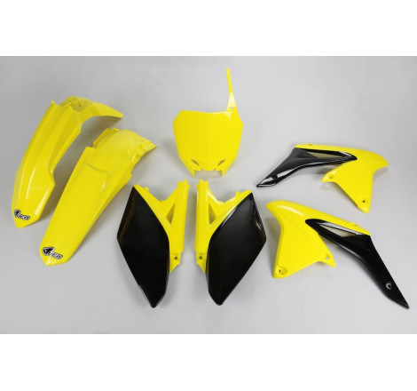 Kit plastiques UFO Jaune/Noir pour Suzuki RM-Z 250 – 2010