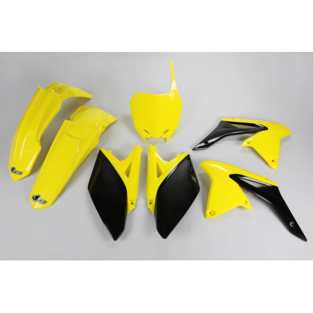 Kit plastiques UFO Jaune/Noir pour Suzuki RM-Z 250 – 2010