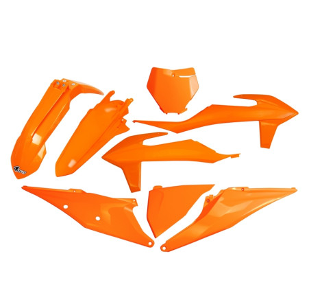 Kit plastiques UFO Orange pour KTM SX / SX-F 125 / 250 / 350 / 450 – 2019 à 2022
