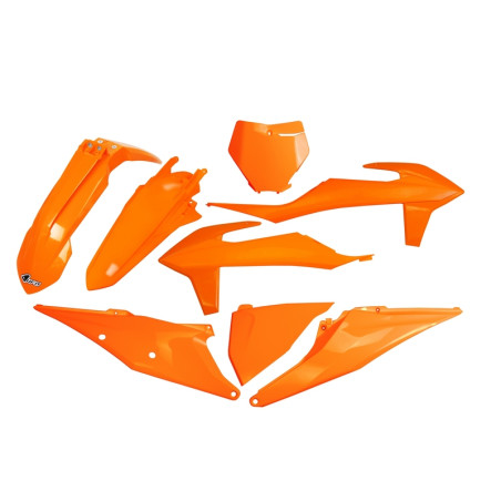 Kit plastiques UFO Orange pour KTM SX / SX-F 125 / 250 / 350 / 450 – 2019 à 2022