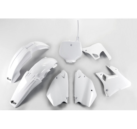 Kit plastiques UFO Blanc pour Yamaha YZ 125 / 250 – 1996 à 1999