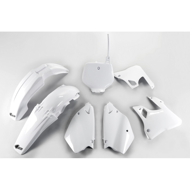 Kit plastiques UFO Blanc pour Yamaha YZ 125 / 250 – 1996 à 1999