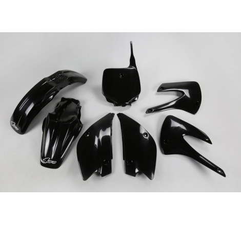 Kit plastiques UFO Noir pour Kawasaki KX 85 – 2001 à 2013