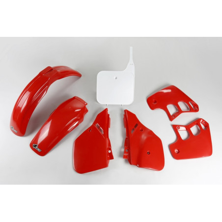 Kit plastiques UFO Rouge pour Honda CR 250 – 1988 à 1989