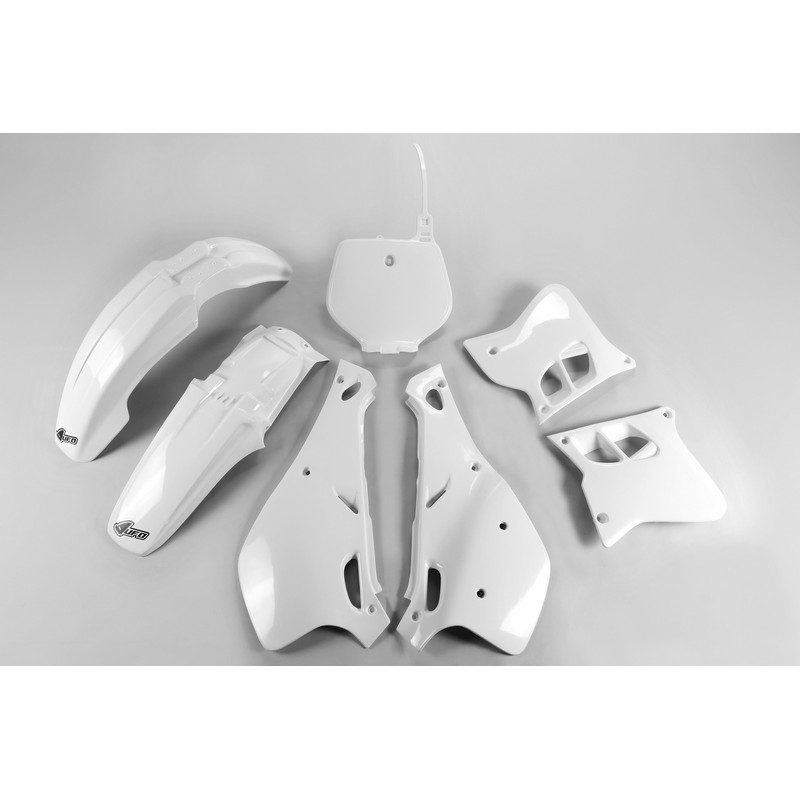 Kit plastiques UFO Blanc pour Yamaha YZ 125 / 250 – 1993 à 1995