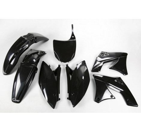 Kit plastiques UFO Noir pour Kawasaki KX-F 250 – 2009 à 2012