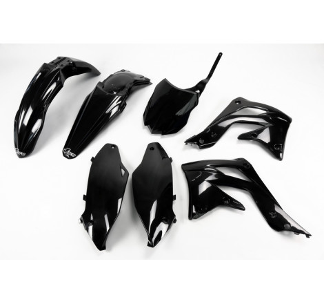 Kit plastiques UFO Noir pour Kawasaki KX-F 450 – 2013 à 2015