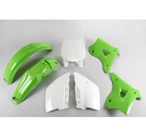 Kit plastiques UFO Vert pour Kawasaki KX 125 / 250 – 1994 à 1998