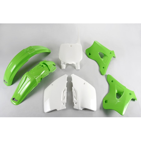 Kit plastiques UFO Vert pour Kawasaki KX 125 / 250 – 1994 à 1998