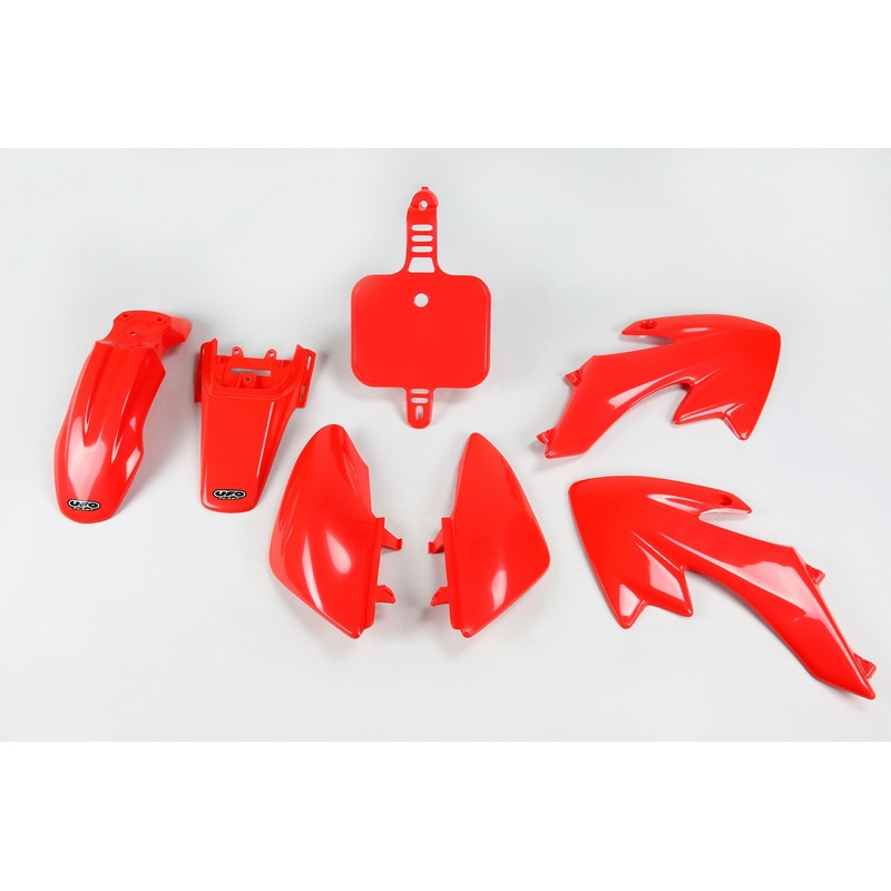 Kit plastiques UFO Rouge pour Honda CRF 50 – 2004 à 2025