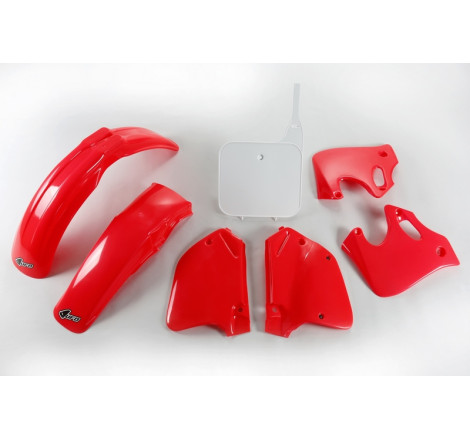 Kit plastiques UFO Rouge pour Honda CR 125 / 250