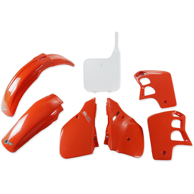 Kit plastiques UFO Rouge pour Honda CR 500 – 1989 à 1990