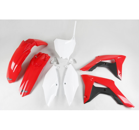 Kit plastiques UFO Rouge/Noir/Blanc pour Honda CRF 250 / 450