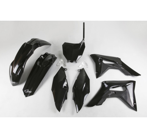 Kit plastiques UFO Noir pour Honda CRF 250 / 450