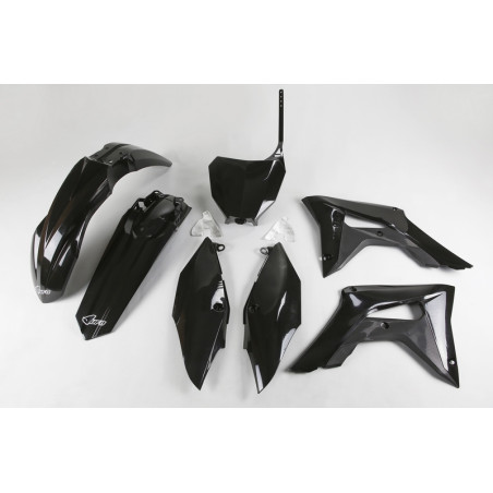 Kit plastiques UFO Noir pour Honda CRF 250 / 450