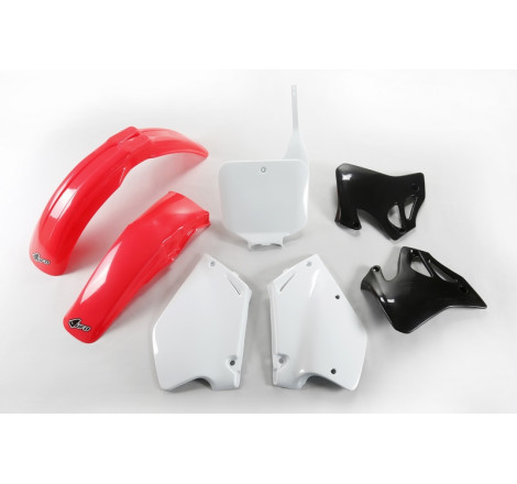 Kit plastiques UFO Rouge/Noir/Blanc pour Honda CR 125 / 250